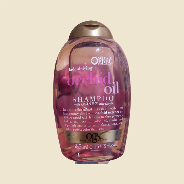 Orchid oil shampoo
