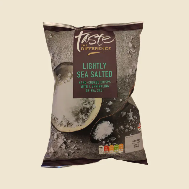 Lightly sea salted