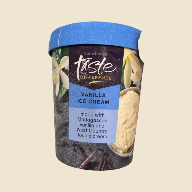 Taste the Difference vanilla ice cream
