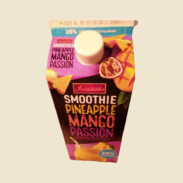 Smoothie ananas mangue passion