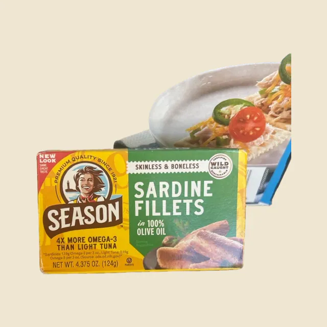 Season Boneless Sardines in 100% Olive Oil