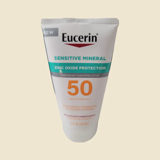 Eucerin Sensitive Mineral Zinc Oxide Protection SPF 50