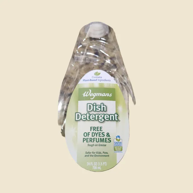 Dye and Perfume free dish detergent