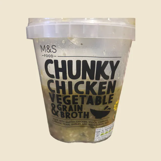 Chunky Chicken Vegetable & Grain Broth
