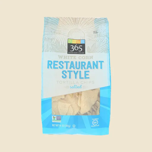 Organic Restaurant Style salted Tortilla Chips