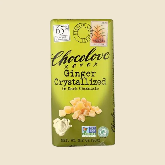 Ginger Crystallized In Dark Chocolate