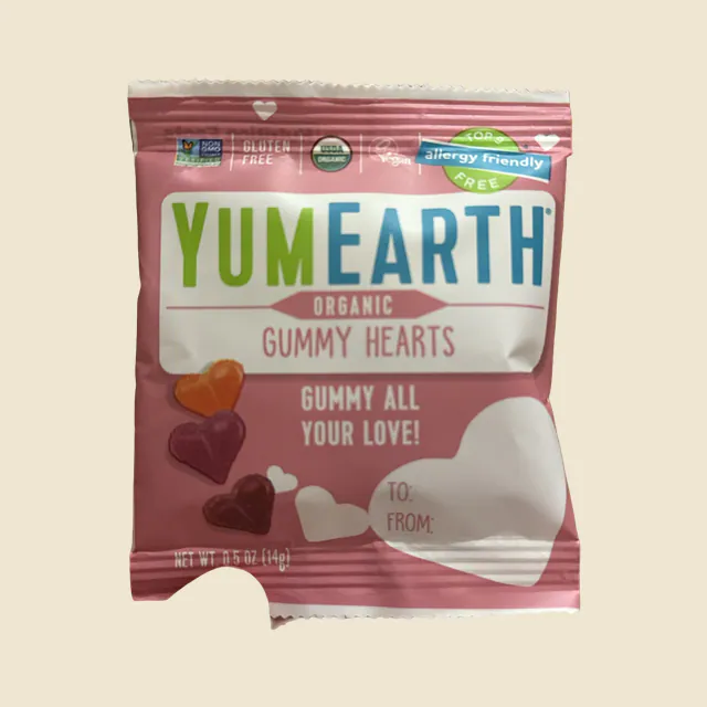 Organic Gummy Hearts
