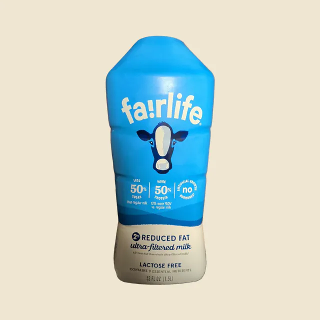 Fairlife 2% Reduced Fat ultra-filtered milk