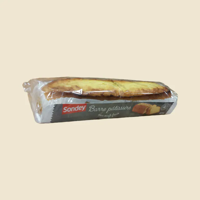 Barre pâtissière aux œufs frais