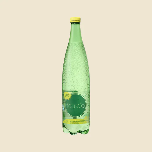 Eau minérale pétillante Citron