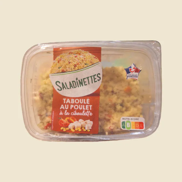 Taboulé au poulet, à la ciboulette
