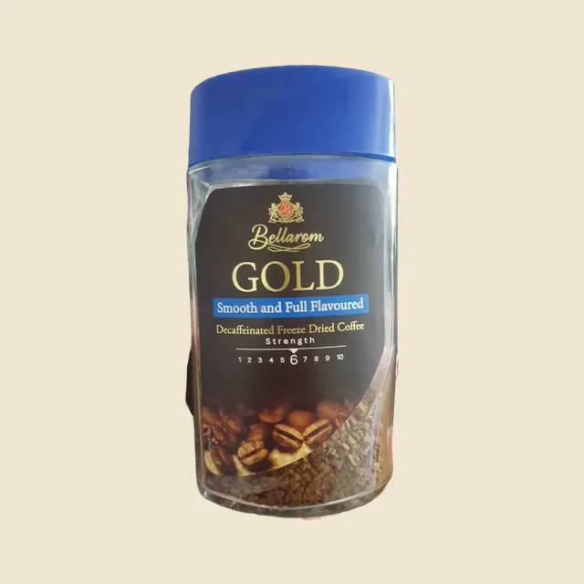 Decaffeinaef freeze dried coffee