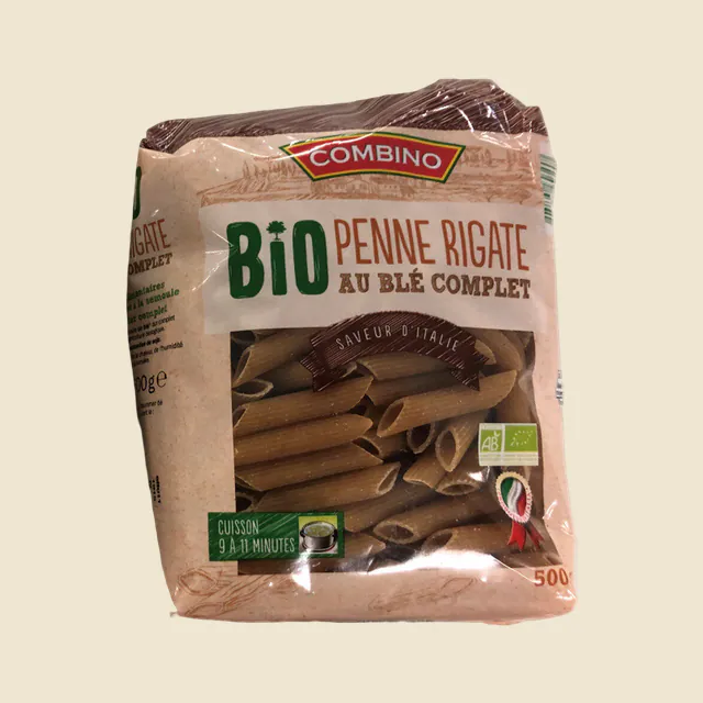bio vollkorn penne