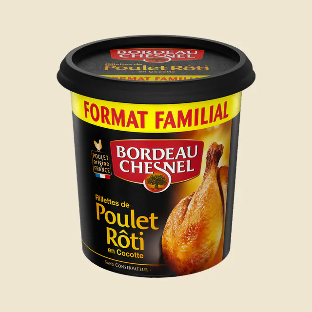 Rillettes poulet rôti