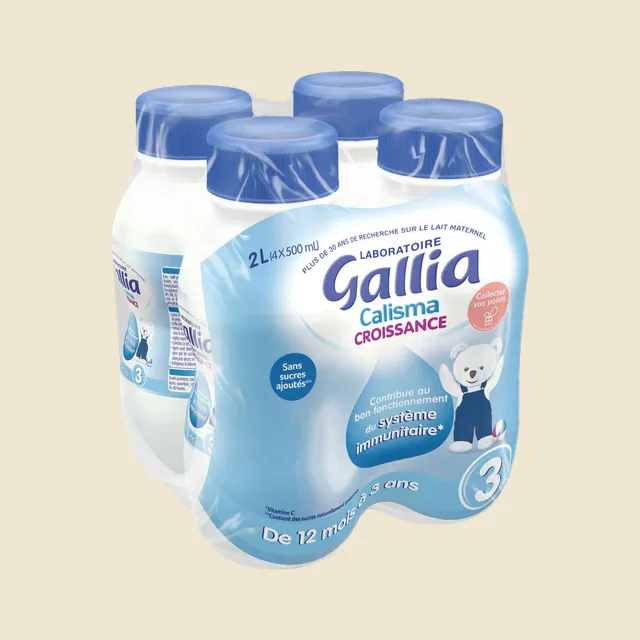 GALLIA CALISMA Croissance 4x500ml Dès 12 Mois