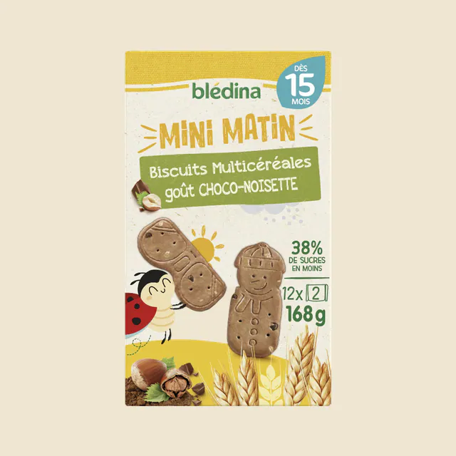 Biscuit multicéréales Choco-noisettes