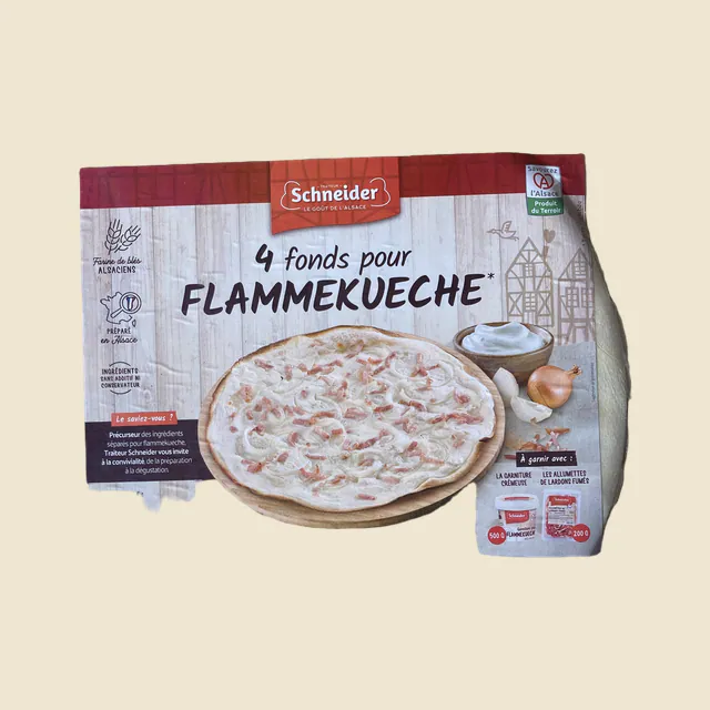 Fonds ronds pour Flammekueche