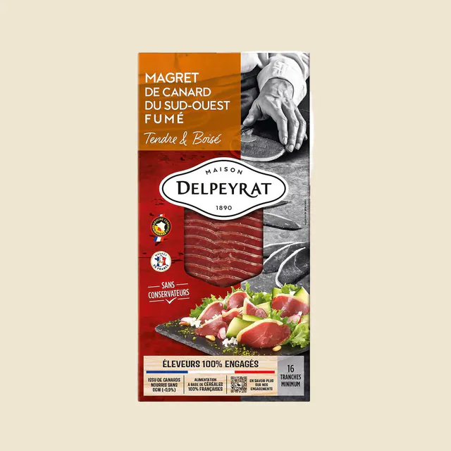 Magret de canard du sud ouest fumé