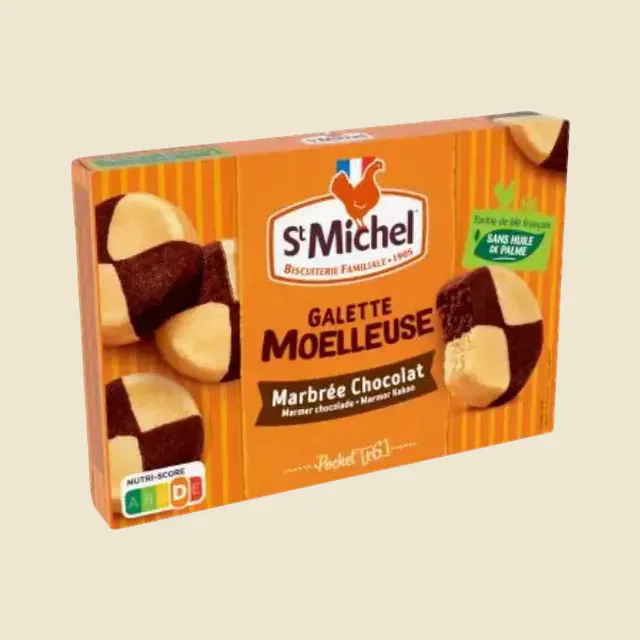 Galette Moelleuse marbrée chocolat