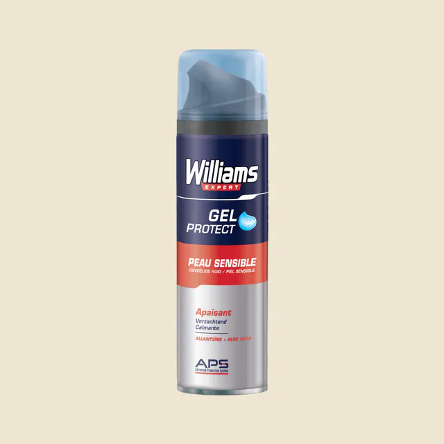Williams Gel à Raser Homme Peau Sensible 200ml