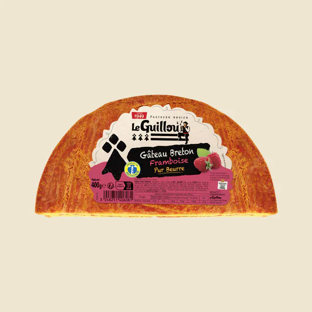Gâteau breton framboise pur beurre