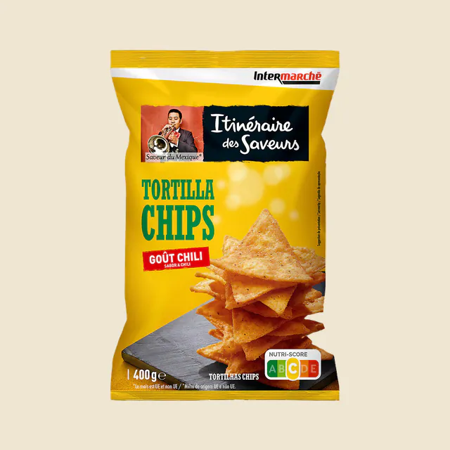 Tortilla chips goût chili