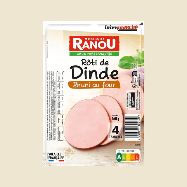 Roti de dinde sup 4t 160g