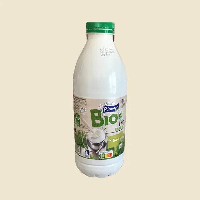 Lait uht ecreme bio bt 1l