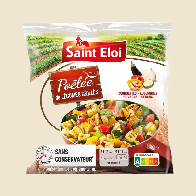 Poêlée de légumes grillés