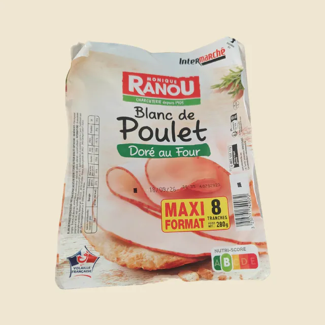 Blanc de poulet doré au four