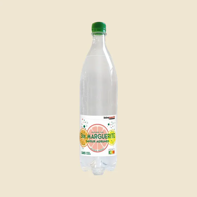 Eau gazeuse aromatisee agrumes select ste marguerite 1,25l