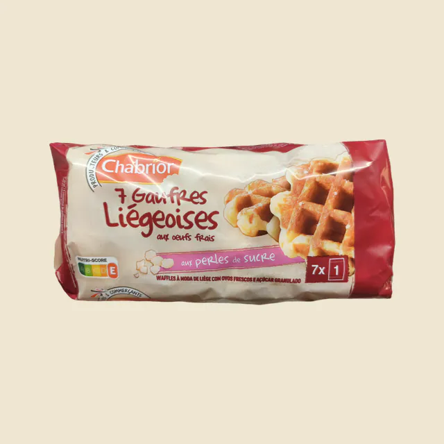 Gaufres de Liège aux perles de sucre x7 - 350g