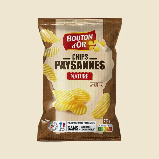 Chips paysannes nature