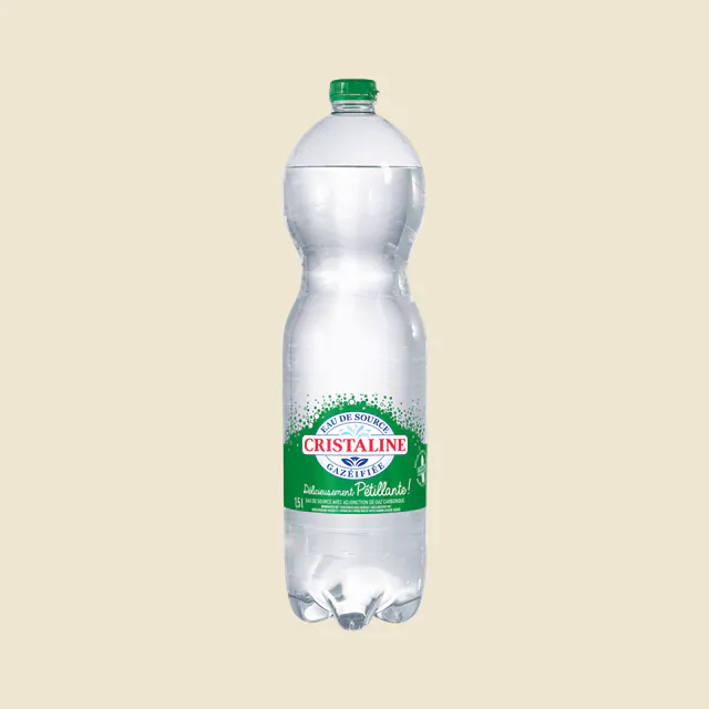 CRISTALINE Eau De Source Pétillante 1,5L
