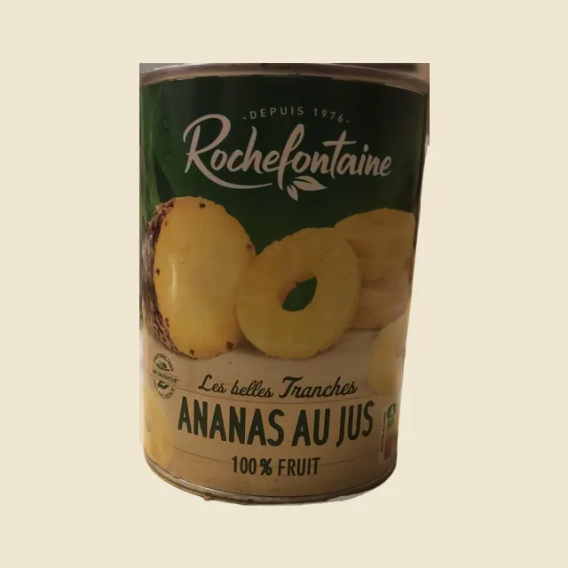 Les belles tranches - Ananas au jus