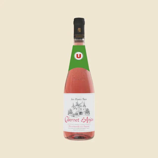 Vin Rosé Cabernet d'Anjou AOP Les Hauts Buis 75cl