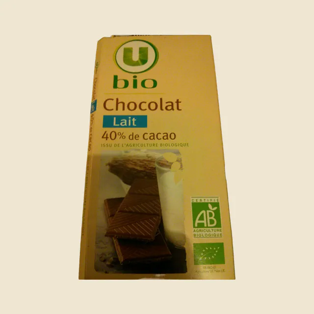 Tablette de chocolat au lait 100g