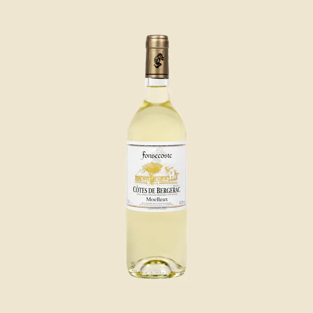 Vin blanc AOP Côtes de Bergerac moelleux Roc de Breyssac 75cl