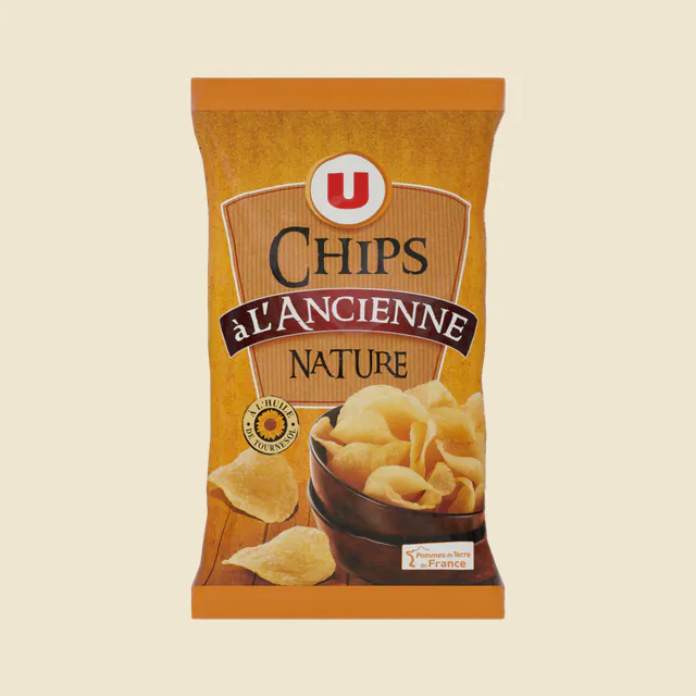 Chips à l'ancienne nature