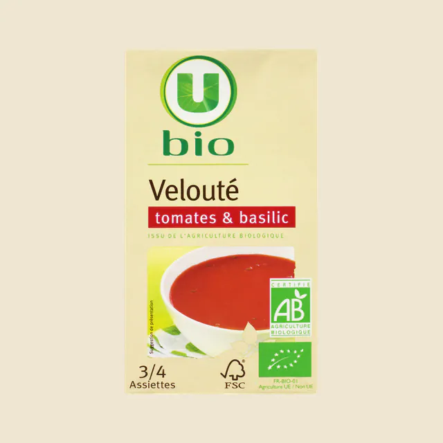 Soupe Velouté tomates et basilic 100cl