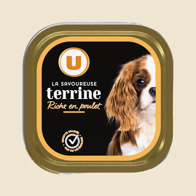 Aliment Pour Chien Terrine Au Poulet U,