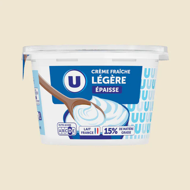 Crème fraîche épaisse légère 15%MG - 450g