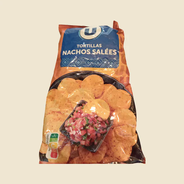 Nacho chips salées, 200g