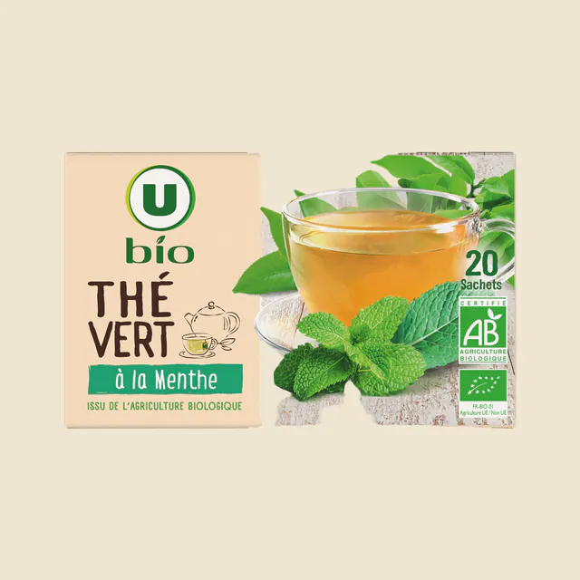 Thé vert Bio Menthe