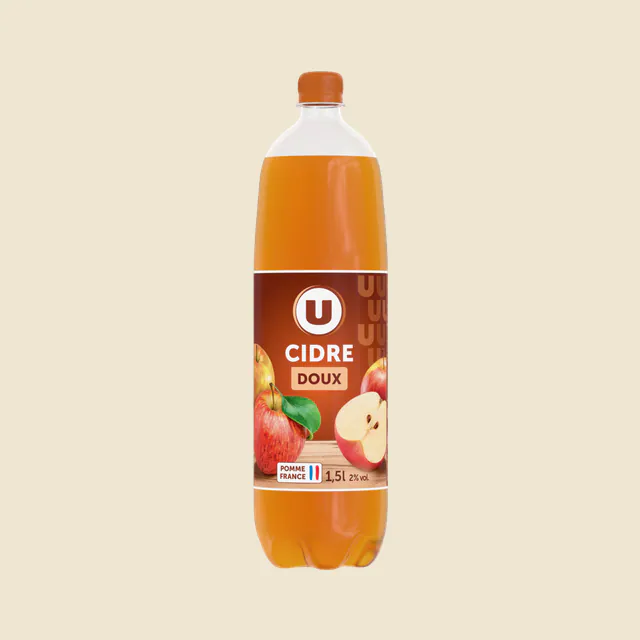 Cidre doux pet,2°,1,5l