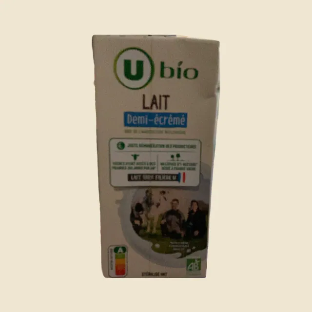 Lait demi écrémé