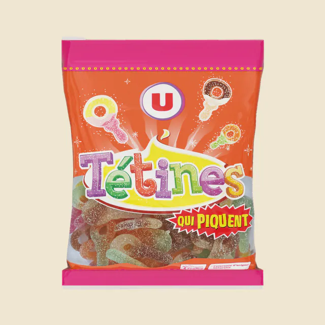 Confiserie tétines acides