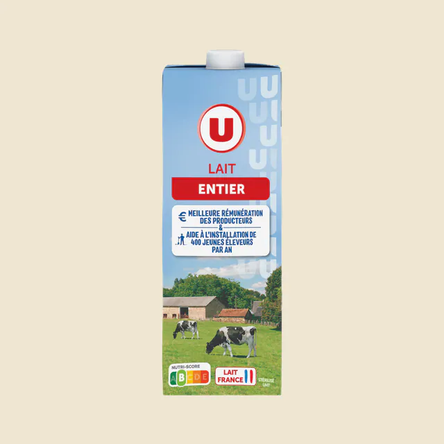 Lait UHT entier
