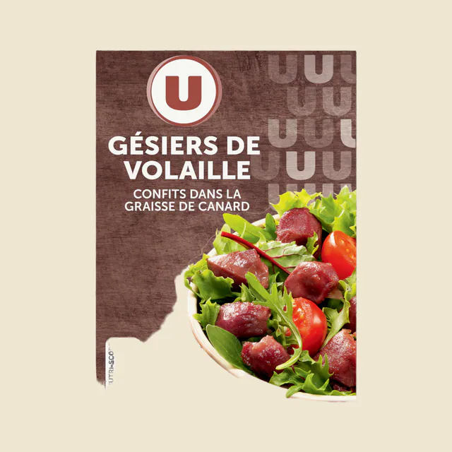 Gésiers de volaille confits