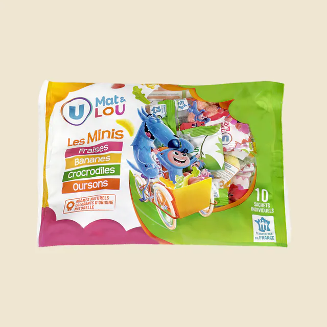 Mini gélifiés assortis